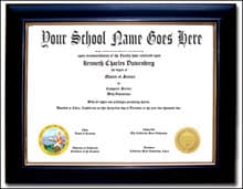 Diploma Frame with Large Border Diploma_Frame_LB_01