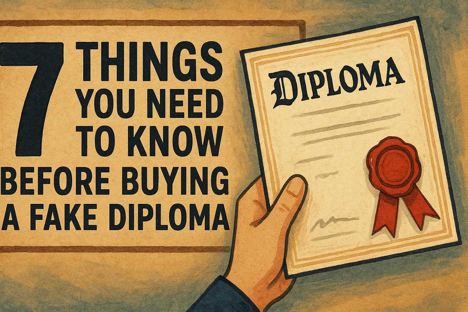 7 Things You Need to Know Before Buying a Fake Diploma