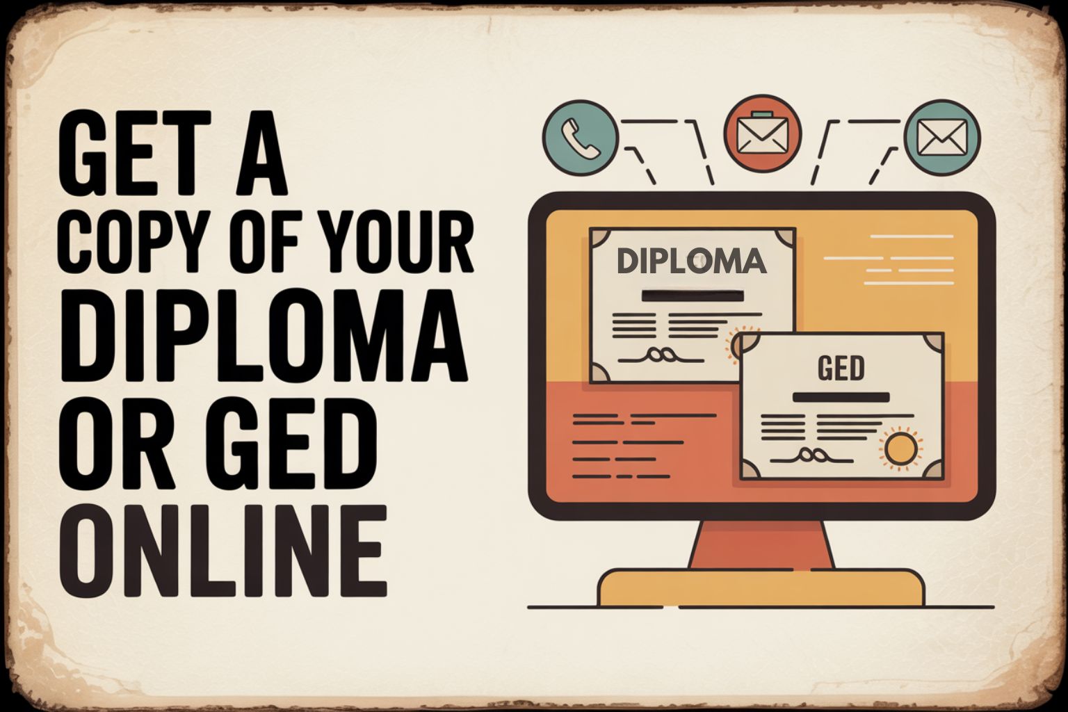 Guide to getting a copy of your high school diploma or GED online