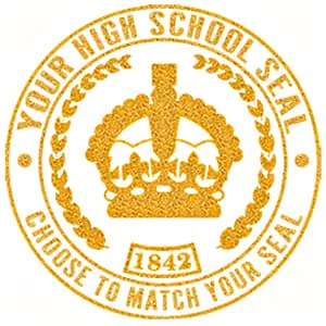 High School Metallic Match Seal
