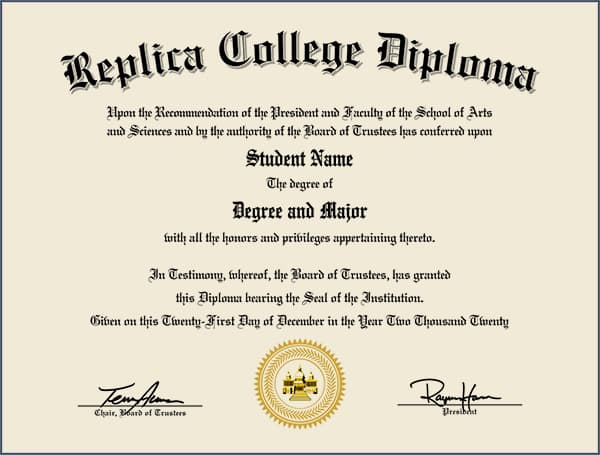 Replica Fake Diplomas And Fake Transcripts